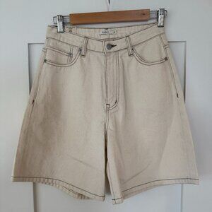 Marle's Ecru Relaxed Jean Short - 25